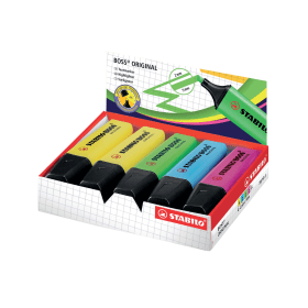 Stabilo Boss Original Highlighter Assorted 10 Pack 115842 F