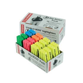 Stabilo Boss Original Highlighter Assorted 48 Pack 133794 F