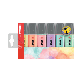 Stabilo Boss Original Highlighter Assorted 6 Pack 484393 F