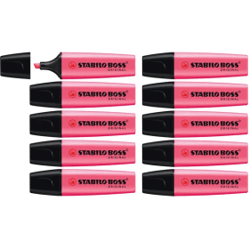 Stabilo Boss Original Highlighter Pink 10 Pack 100174 F