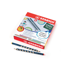 Stabilo EASYgraph Graphite Pencil HB Classpack Left and Right Handed 48 Pack 448771 F