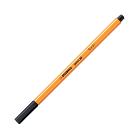 Stabilo Point 88 Fineliner Pen 0.4mm Black 10 Pack 105552 F