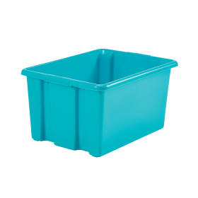Stack And Store 52L Teal Large Storage Box 573321 F