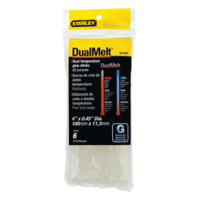 Stanley Dual Melt Glue Stick 4 Inch 24 Pack 176148 F