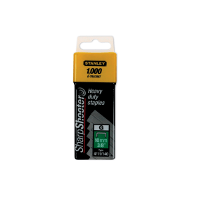 Stanley SharpShooter Heavy Duty Staples 10mm 3 8in 1000 Pack 172879 F