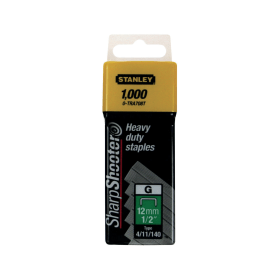 Stanley SharpShooter Heavy Duty Staples 12mm 1 2in 1000 Pack 127004 F