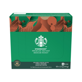 Starbucks Medium Roast Premium Instant Coffee Sachets 50 Pack 918271 F