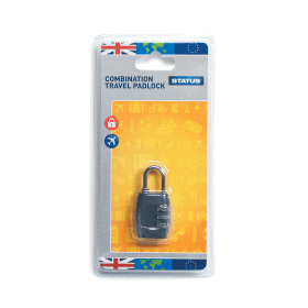 Status Three Digit Combination Travel Padlock 5 Pack 523401 F