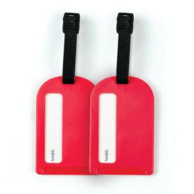 Status Travel Luggage Tags Red 2 Pack STS19521 F