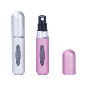 Status Travel Perfume Atomisers Silver Pink 2 Pack STS22913 F