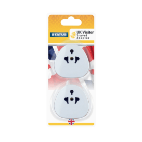 Status UK Travel Adaptor 2 Pack 523398 F
