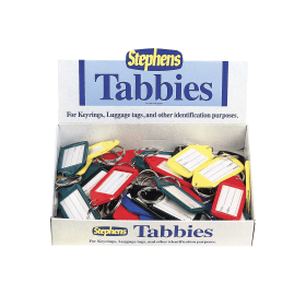 Stephens Tabbies Keyrings Display Assorted 50 Pack 102949 F