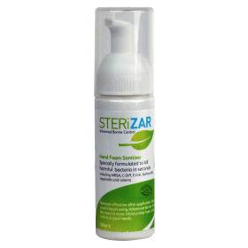SteriZar Alcohol Free Foam Hand Sanitiser 50ml 876247 F