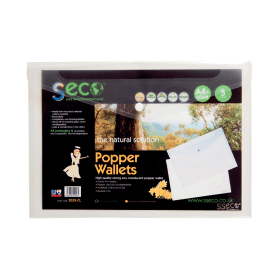 Stewart Superior Eco Biodegradable Wallet A4 Clear 5 Pack 104633 F