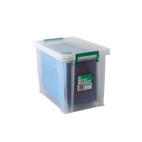 StoreStack 18.5L Clear Storage Box 461513 F