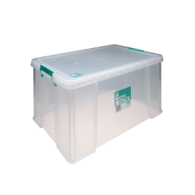 StoreStack 70L Clear Storage Box 444968 F