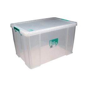 StoreStack 85L Clear Storage Box 461517 F