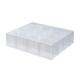 Storestack Large Clear Divider Tray 471019 F
