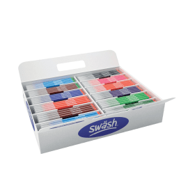 Swash KOMFIGRIP Colouring Pen Broad Tip Assorted 300 Pack 411066 F