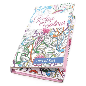 Tallon Adult Colouring Book Travel Set 60 Pages 6 Pack 6844 523441 F