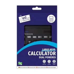 Tallon Large Key Desk Calculator Black 910249 F