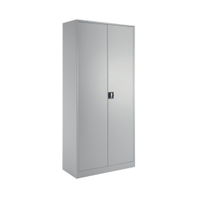 Talos Double Door Stationery Cupboard 920mm x 420mm x 1950mm Grey 499480 F