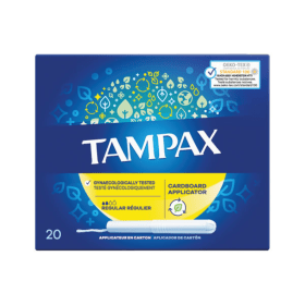 Tampax Blue Regular Applicator Tampons Boxed 20 x 8 160 Pack PX43876 F