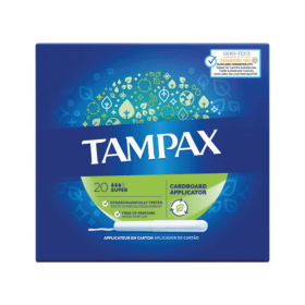 Tampax Blue Super Applicator Tampons Boxed 20 x 8 160 Pack PX43878 F