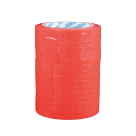 Tape 9mm x 66m Red 16 Pack 262386 F