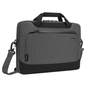 Targus Cypress 14 Inch Notebook Briefcase with EcoSmart Grey Black 830931 F