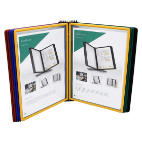 Tarifold Wall Display Unit 10 A4 Pockets Assorted TAA414109 150928 F