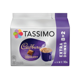 Tassimo Cadbury Hot Chocolate 240g Pods 50 Pack 912732 F