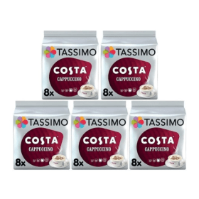 Tassimo Costa Cappuccino Coffee Pods 40 Pack 461371 F
