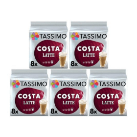 Tassimo Costa Latte Coffee Pods 40 Pack 461369 F