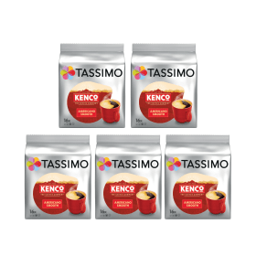 Tassimo Kenco Americano Smooth Coffee Pods 80 Pack 761664 F