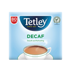 Tetley Decaffeinated Tea Bags 80 Pack 153552 F