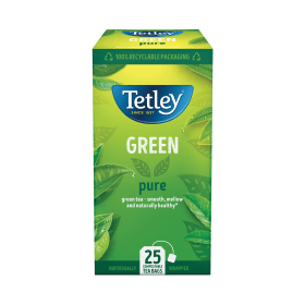 Tetley Pure Green Tea Bags 25 Pack 461674 F