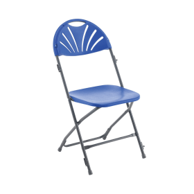 Titan Folding Chair 445mm x 460mm x 870mm Blue 493686 F
