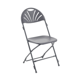 Titan Folding Chair 445mm x 460mm x 870mm Charcoal 493685 F