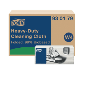 Tork Biobased Heavy Duty Cleaning Cloths White 420 Pack 893704 F
