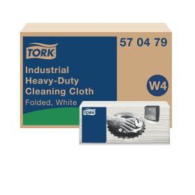 Tork Heavy Duty Industrial Cleaning Cloths White 240 Pack 570479 893644 F