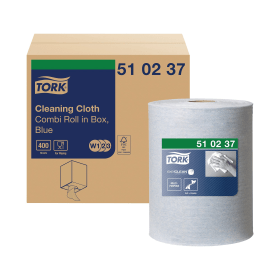 Tork Multi Purpose Cloth Combi Roll 152m Blue 493384 F