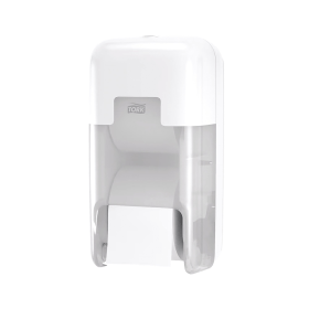 Tork OptiServe Coreless 2 Roll Toilet Roll Dispenser White 900900 F