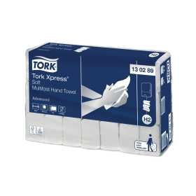 Tork Xpress Soft Multifold Hand Towel Advanced 213mm x 240mm 2 Ply White 3780 Pack 797856 F