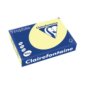 Trophee Card A4 160gsm Canary Yellow 250 Sheets 610233 F