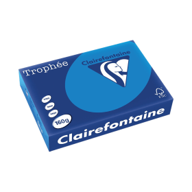 Trophee Card A4 160gsm Intensive Blue 250 Sheets 610224 F