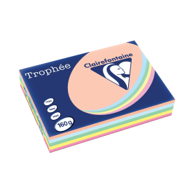 Trophee Card A4 160gsm Pastel Assorted 250 Sheets 610230 F
