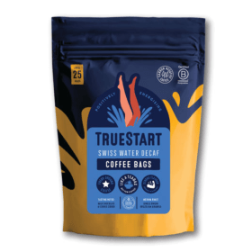 TrueStart Swiss Water Decaf Coffee Bags 25 Pack TST10138 F