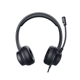 Trust HS 201 Wired On Ear Stereo Headset USB Black 885071 F