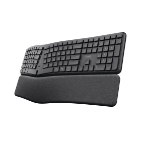 Trust Keyra Ergonomic Multidevice Keyboard Wireless Black 915441 F